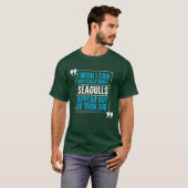 カモメ 海の鳥 友達 Tシャツ (正面フル)