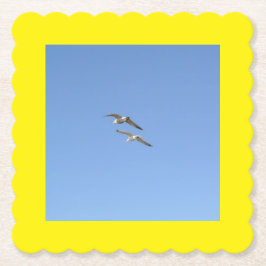 カモメ 高く飛ぶ - ペーパーコースター
