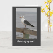 カモメ: Carmelによ海 カード (黄色い花)