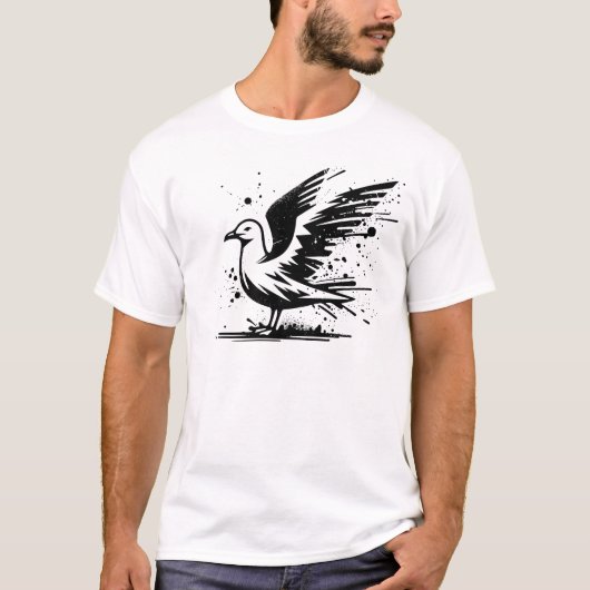 カモメ Tシャツ (正面)