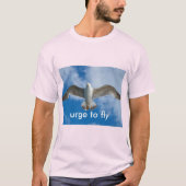 カモメTシャ男性へツ Tシャツ (正面)