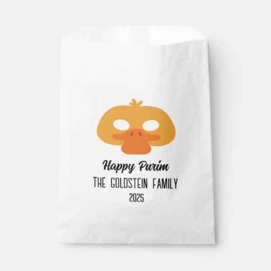 カモ仮装のプリム フェイバーバッグ (正面)