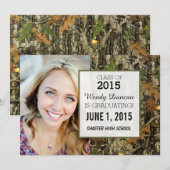 カモ卒業お知らせ 個人仕様 案内状 (正面/裏面)