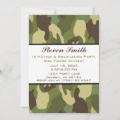 カモ卒業式招待状 招待状 (正面)