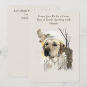 カモ狩りの冒険 招待状 (正面/裏面)