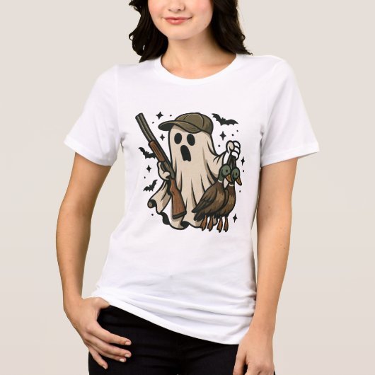 カモ狩りの幽霊 トライブレンドTシャツ (正面)