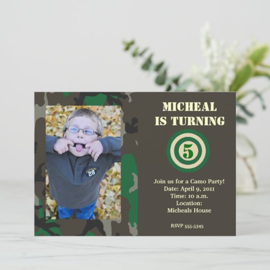 カモ猟への招待 招待状 (スタンド正面)