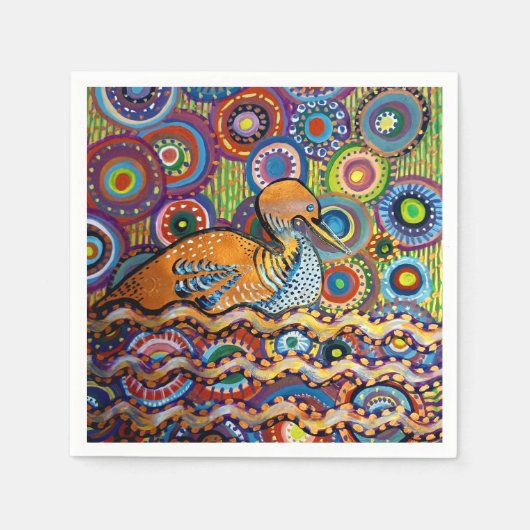 カモ スタンダードカクテルナプキン (正面)