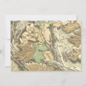 カモ 私の花嫁の介添人になってくれますか？の招待状 招待状 (裏面)