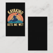 カヤおもしろいックユーモアカヤックジョーク 名刺 (正面/裏面)