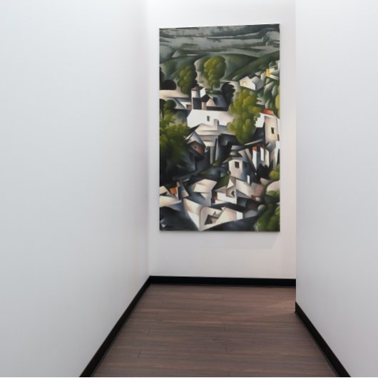 カヤコイビレッジグリークハウス抽象芸術アート ポスター