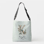 カヤズラディアントライト – Bohoフローラモノグラム クロスボディバッグ (裏面)