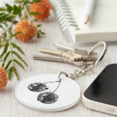 カヤチェーンさくらんぼ キーホルダー (正面右)