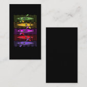 カヤッカラフルク・パドリング・アドベンチャーズ・カヤック 名刺 (正面/裏面)