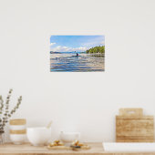 カヤッカーオンセレーネ湖ポスター ポスター (キッチン)