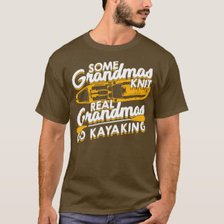 カヤックおばあちゃんカヤーカーおばあちゃんギフト Tシャツ