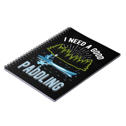 カヤックおもしろいユーモアのパドリングKayakジョーク ノートブック (左側)