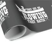 カヤックおもしろい彼らは私をボートに見る ラッピングペーパー (ロールコーナー)