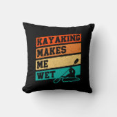 カヤックおもしろい恋人カヤックレトロリバーカヤッカー クッション (正面)