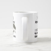 カヤックおもしろい魚釣り引用文マグ ジャンボコーヒーマグカップ (裏面)