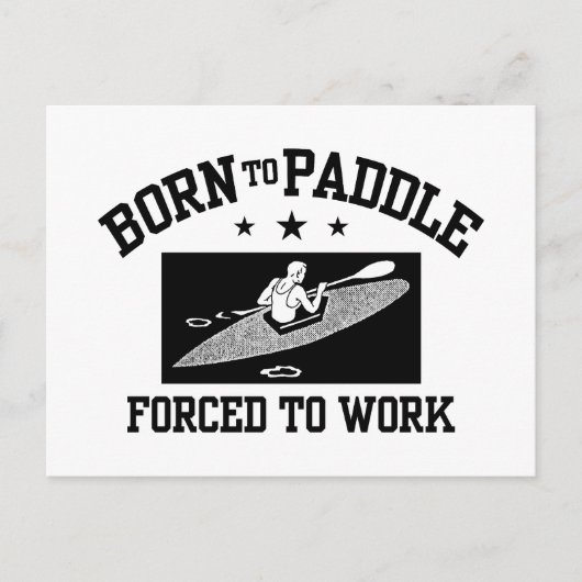 カヤックおもしろい ポストカード (正面)