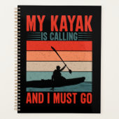 カヤックが呼び出してきて行かなくちゃ プランナー手帳 (正面)