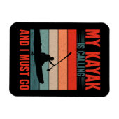 カヤックが呼び出してきて行かなくちゃ マグネット (横)