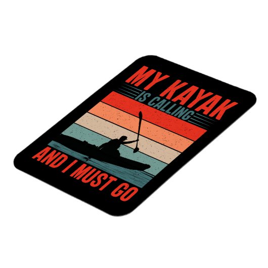 カヤックが呼び出してきて行かなくちゃ マグネット (左側)