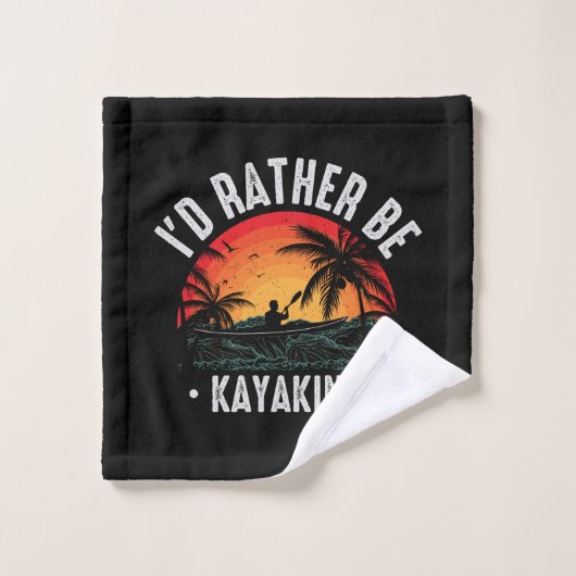 カヤックしたい ウォッシュタオル (ウォッシュタオル)