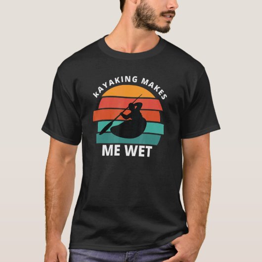 カヤックで濡れたカヤック Tシャツ (正面)