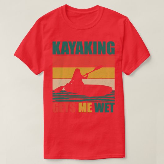 カヤックで濡れる5 Tシャツ (デザイン正面)