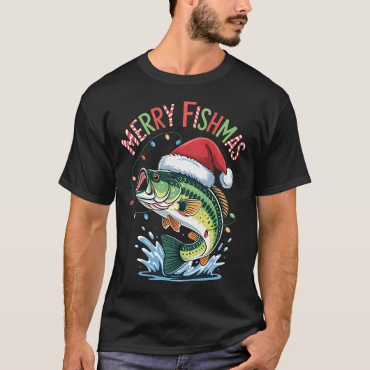 カヤックで釣りをすると伝説になる Tシャツ (正面)