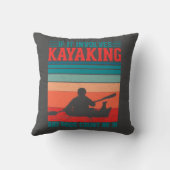 カヤックと犬が私を数える クッション (裏面)