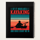 カヤックと犬が私を数える プランナー手帳 (裏面)