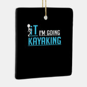 カヤックに行く セラミックオーナメント (右)