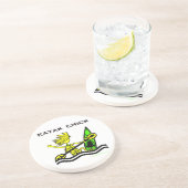 カヤックのひよこのデザイン及び事 コースター (側面)