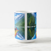 カヤックのカップル |カヤックのテーマ コーヒーマグカップ (中央)