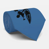 カヤックのカヌーの嬉しいシルエット ネクタイ (ロール)