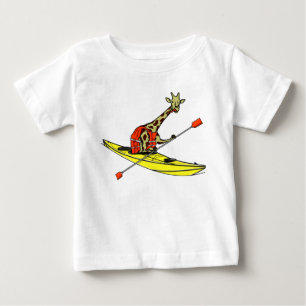 カヤックのキリン ベビーTシャツ