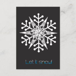 カヤックのクリスマスカード「雪よ！」の招待 招待状