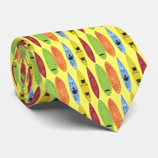 カヤックのタイ ネクタイ (ロール)