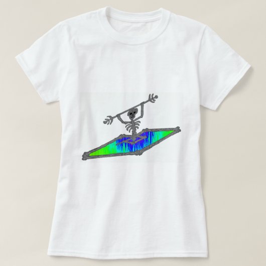 カヤックのビリーの骨 Tシャツ (デザイン正面)