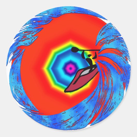 カヤックの旅行は行きます ラウンドシール (正面)