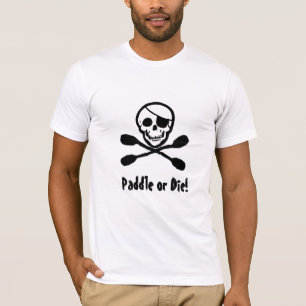 カヤックの海賊海賊旗のTシャツ Tシャツ