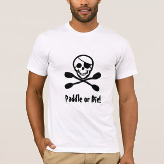 カヤックの海賊海賊旗のTシャツ Tシャツ