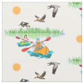 カヤックの生地 ファブリック (クローズアップ)