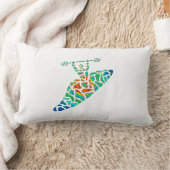 カヤックの突進 ランバークッション (ブランケット)