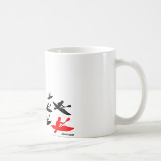 カヤックの群れ コーヒーマグカップ