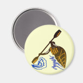 カヤックの興奮 マグネット (正面/裏面)