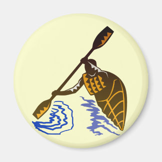 カヤックの興奮 マグネット